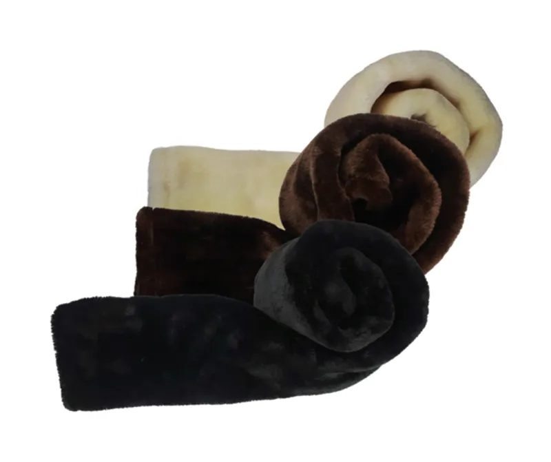 Cameo Deluxe Fur Girth Sleeve in Brown